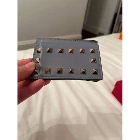 Valentino Rockstud credit card holder blue - Picture 4 of 8